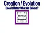 Creation / Evolution - slide 1