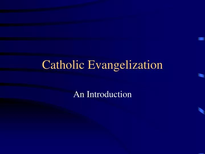 catholic evangelization