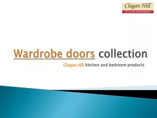 wardrobe doors collection from clagan hill