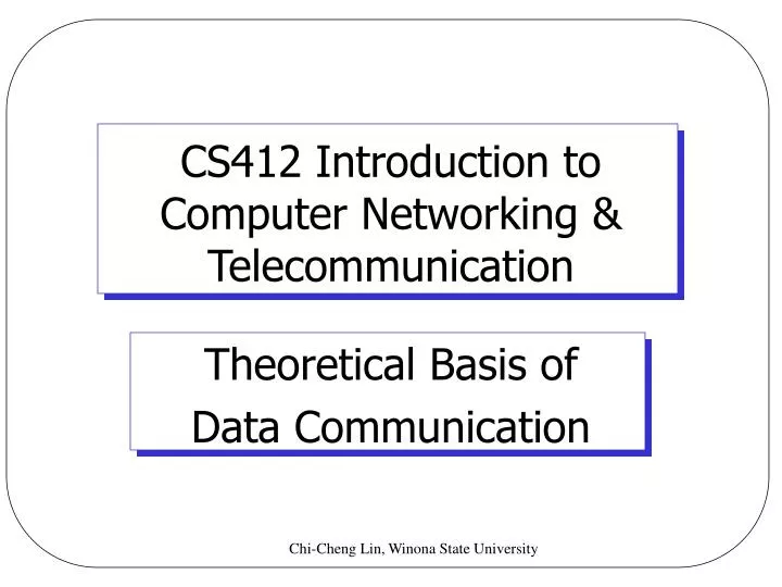 cs412 introduction to computer networking telecommunication
