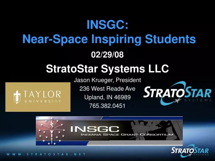 insgc near space inspiring students