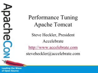 Performance Tuning Apache Tomcat