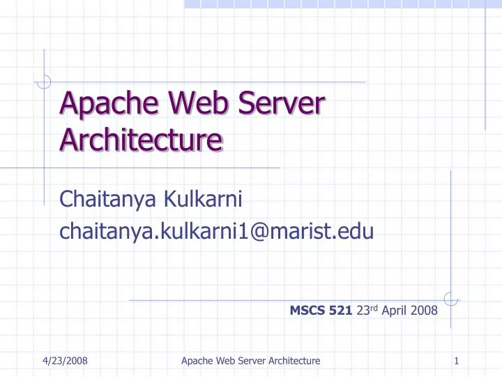 apache web server architecture