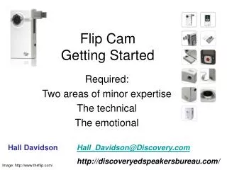 Flip Cam Getting Started