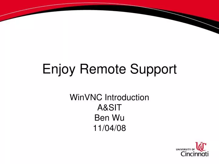 enjoy remote support