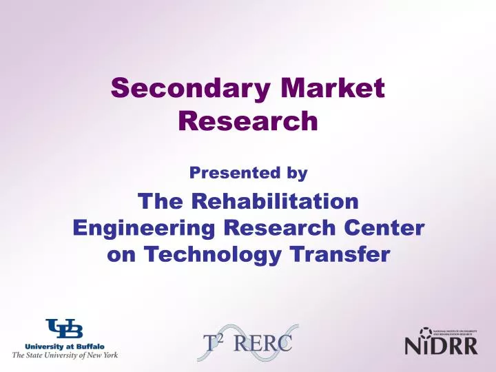 secondary market research
