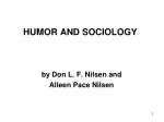 HUMOR AND SOCIOLOGY - slide 1