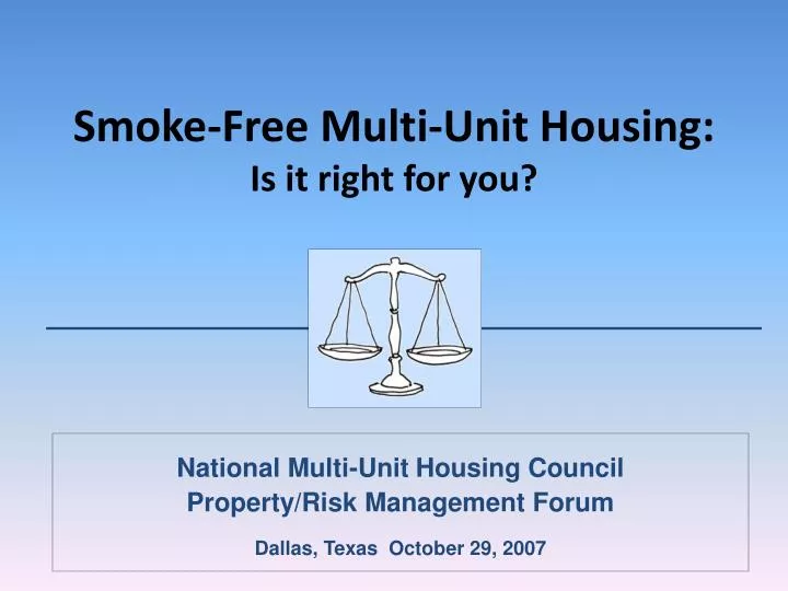 smoke free multi unit housing is it right for you