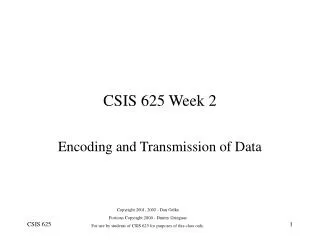 CSIS 625 Week 2