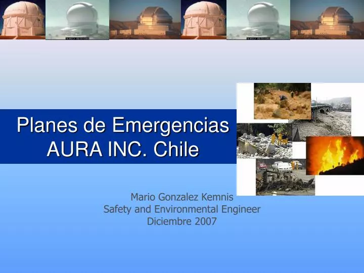 planes de emergencias aura inc chile