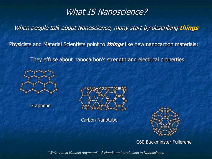what is nanoscience