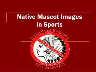 Native Mascot Images in Sports