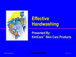 Effective Handwashing