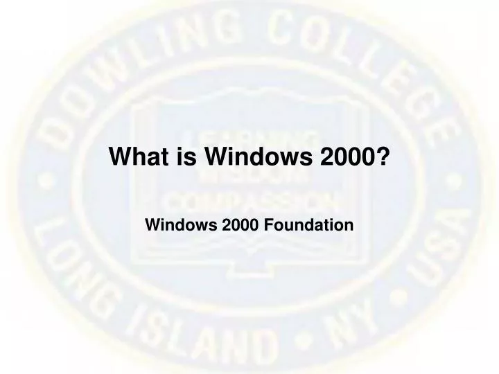 what is windows 2000