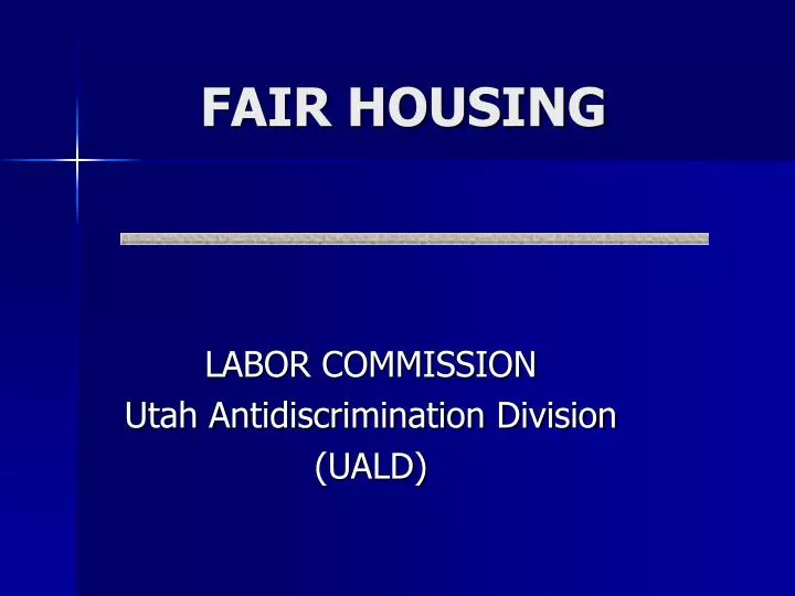 fair housing