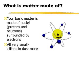 What is matter made of?