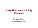 Major Histocompatibility Complex - slide 1