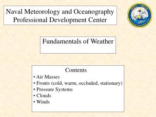 Naval Meteorology and Oceanography Professional Development Center