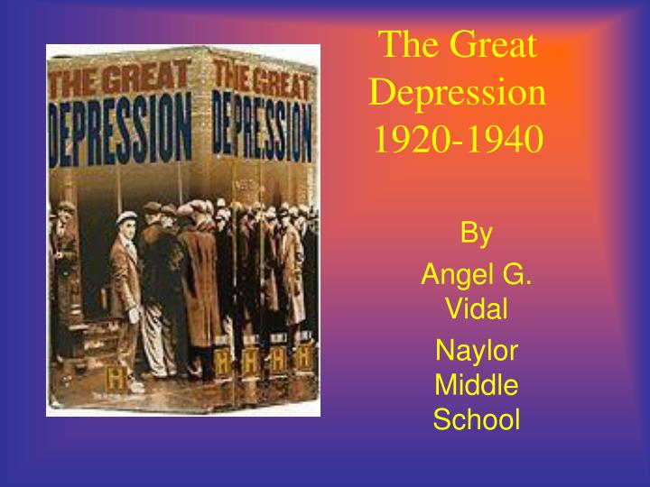 the great depression 1920 1940