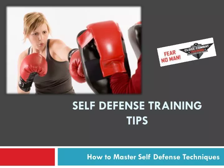 self defense training tips