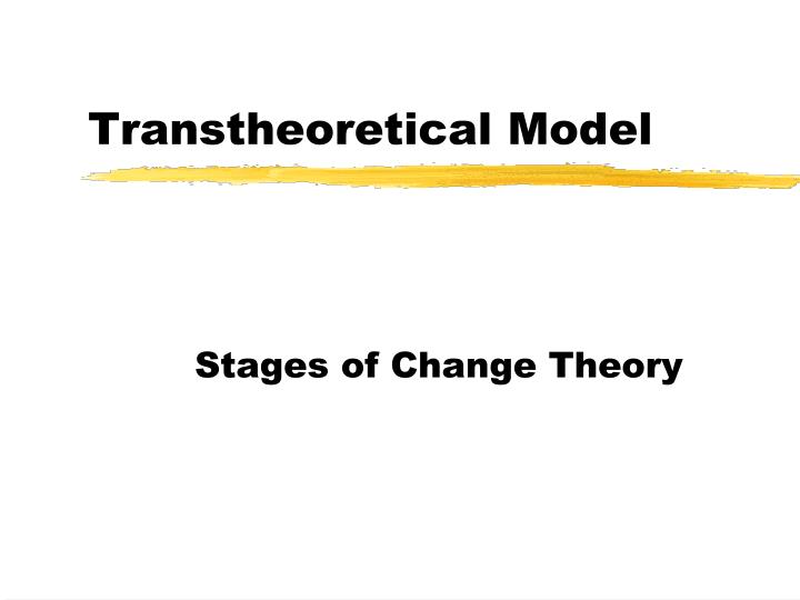 transtheoretical model