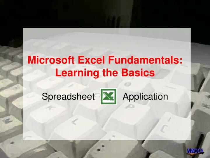 microsoft excel fundamentals learning the basics