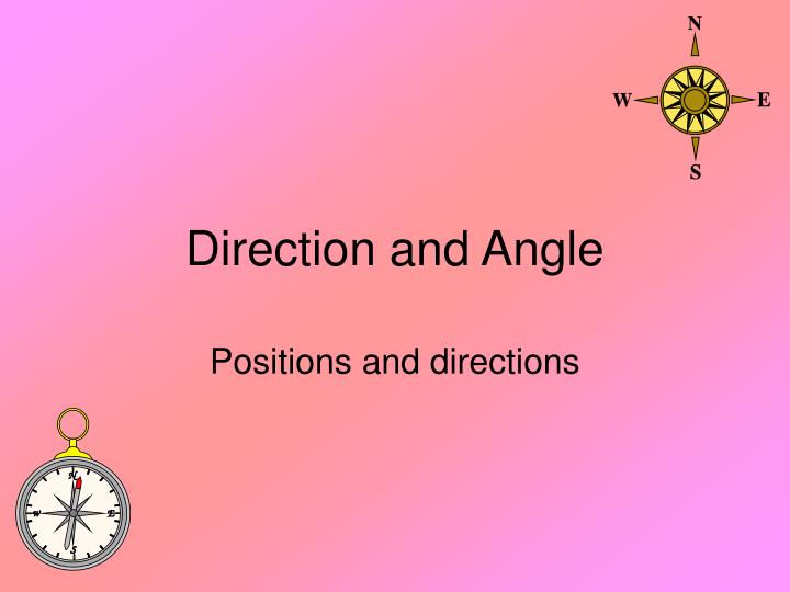 direction and angle