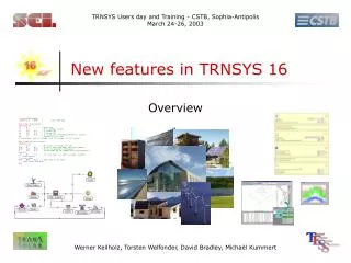 New features in TRNSYS 16