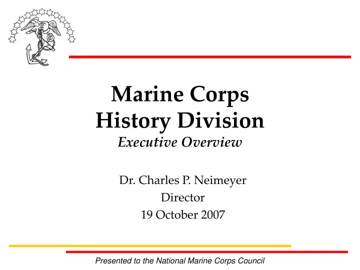 marine corps history division executive overview
