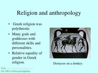 Religion and anthropology