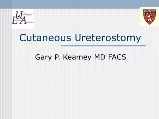 Cutaneous Ureterostomy