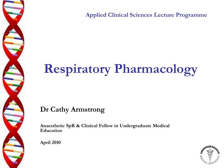 respiratory pharmacology
