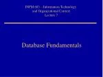 PPT - Fundamentals of Database PowerPoint Presentation, free download ...
