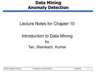 Data Mining Anomaly Detection