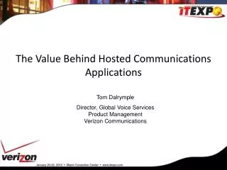 The Value Behind Hosted Communications Applications