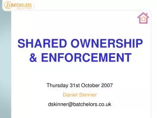 SHARED OWNERSHIP &amp; ENFORCEMENT