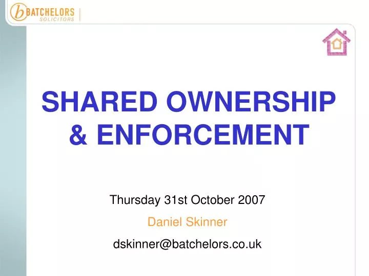 shared ownership enforcement
