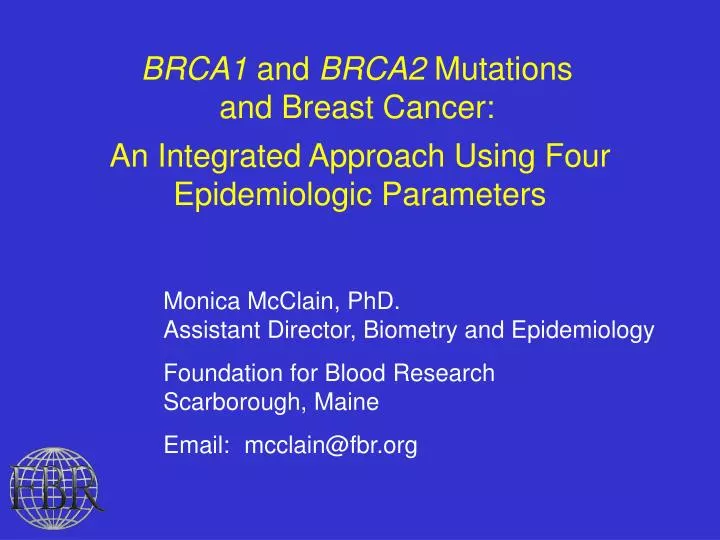 brca1 and brca2 mutations and breast cancer