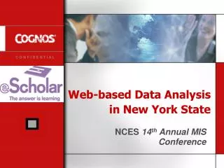 Web-based Data Analysis in New York State