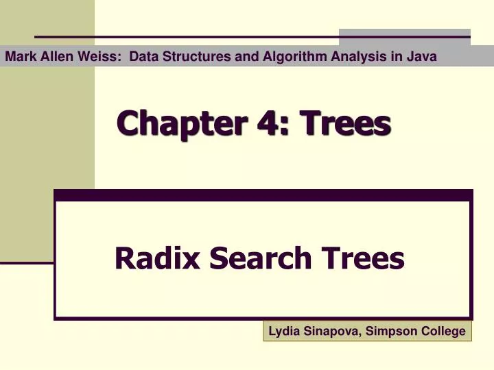 chapter 4 trees