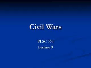 Civil Wars