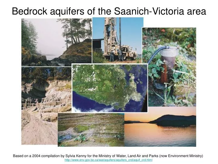 bedrock aquifers of the saanich victoria area