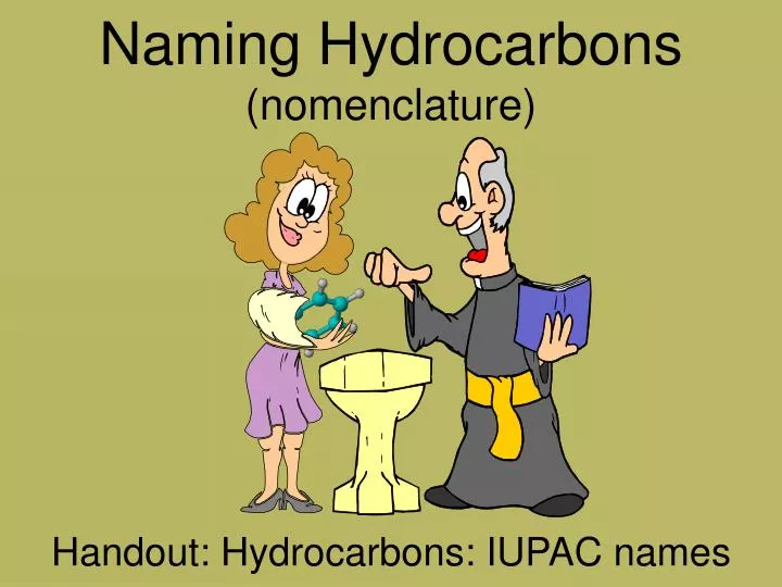 handout hydrocarbons iupac names