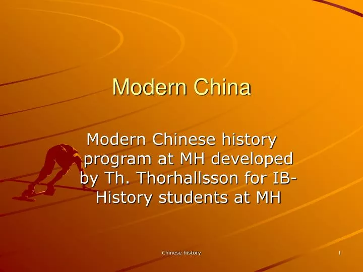 modern china