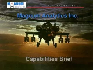Magnum Analytics Inc.