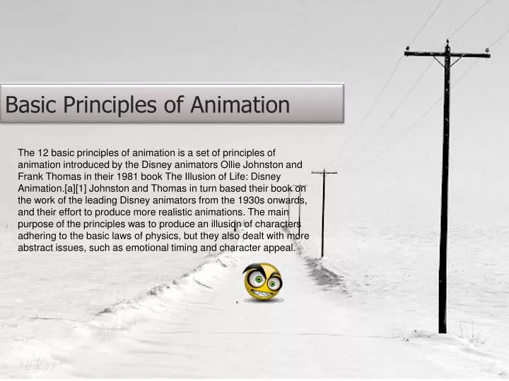 basic principles of animation