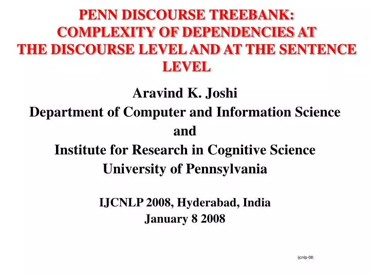 penn discourse treebank complexity of dependencies at the discourse level and at the sentence level