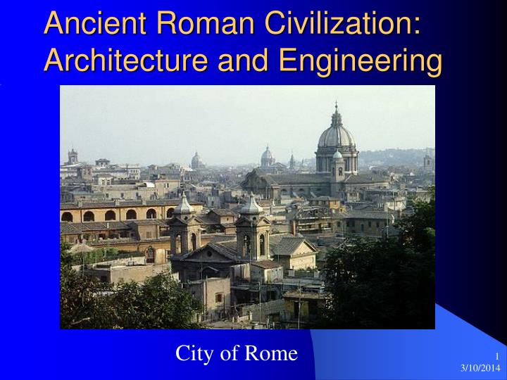 ancient roman civilization architecture and engineering