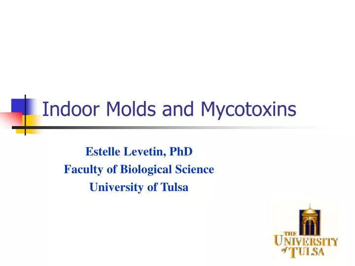 indoor molds and mycotoxins
