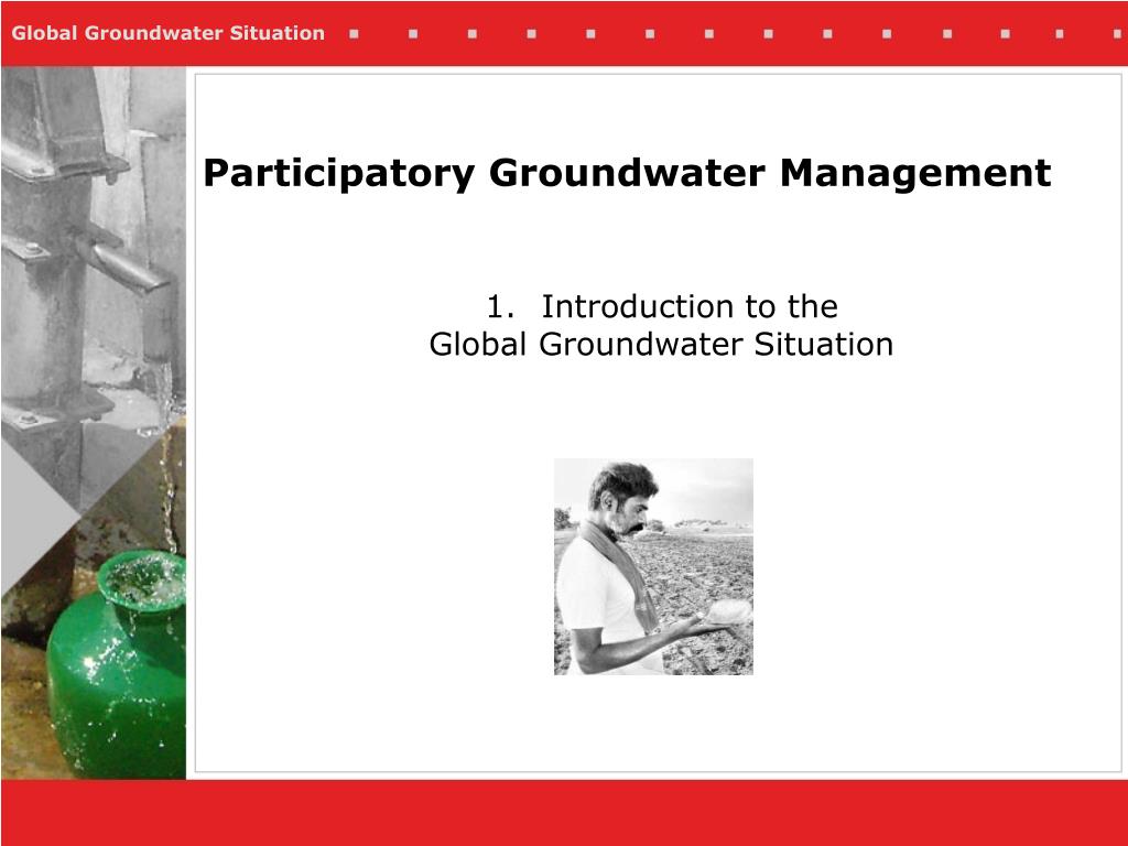 PPT - Participatory Groundwater Management PowerPoint Presentation ...